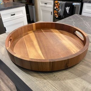 Project 62 wood round tray